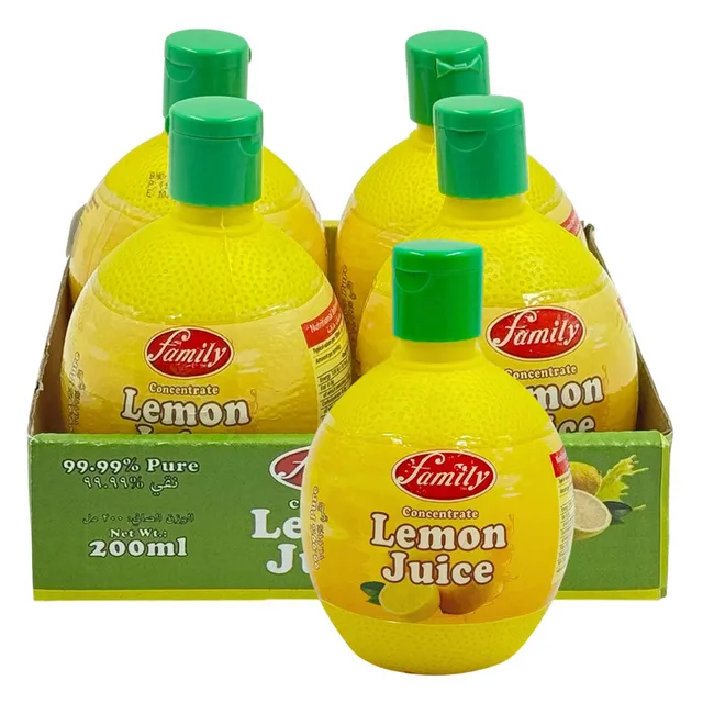 FAMILY LEMON JUICE 3+1X200ML