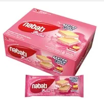 NABATI BITES STRAWBERRY CHESSE WAFER 12 X 39GM