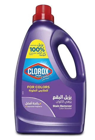كلوركس مزيل البقع للملابس الملونة 3 لتر