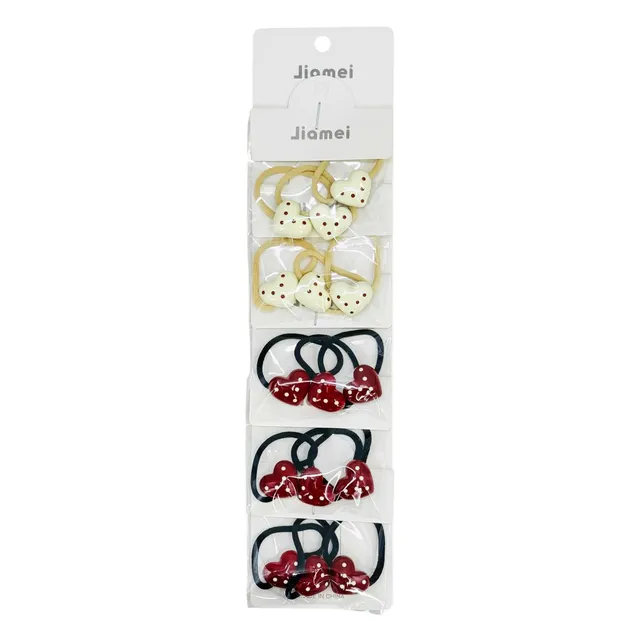 RUBBER HAIR TIE 2 COLORS