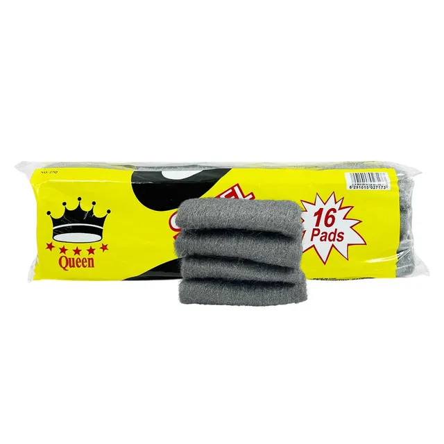 QUEEN STEEL WOOL 16 PCS