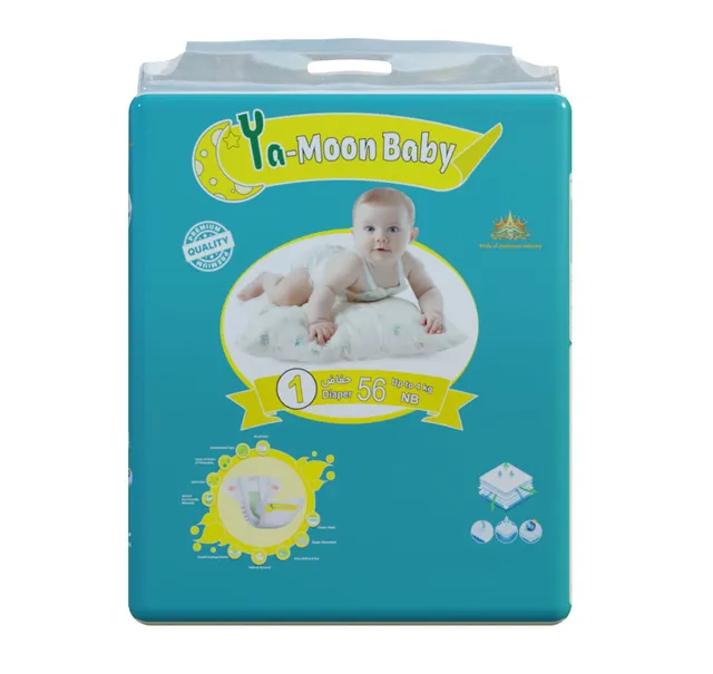 YA-MOON BABY 1 NEWBORN 56 DIAPERS
