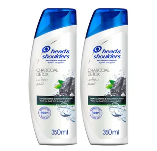 HEAD & SHOULDER CHARCOAL DETOX SHAMPOO 2X350ML