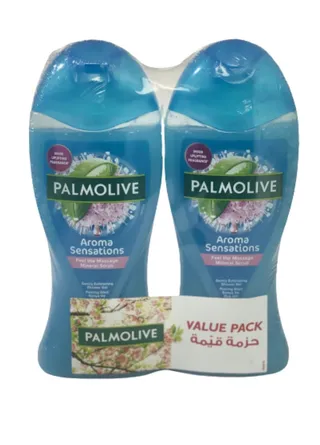 PALMOLIVE AROMA MASSAGE SHOWER GEL 2X250ML