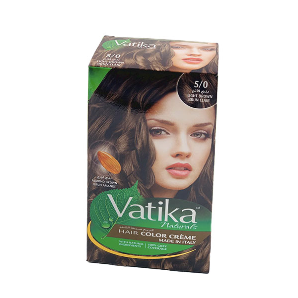 VATIKA NATURALS HAIR COLOR CREME- LIGHT BROWN