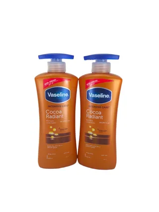 VASELINE COCOA RADIANT BODY LOTION 2X400ML
