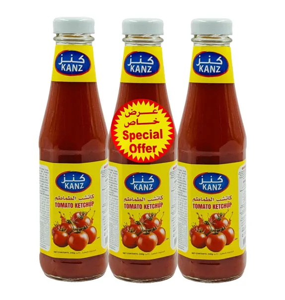 KANZ TOMATO KETCHUP 3X340GM