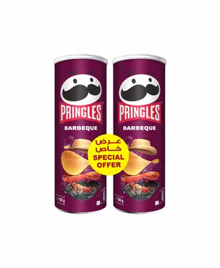 برينجلز شيبس باربيكيو 2*165 غرام