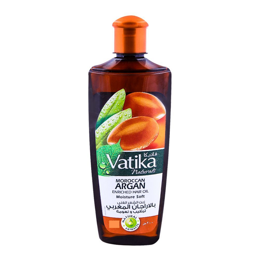 VATIKA MOROCCAN ARGAN ENRICHED HAIR OIL MOISTURE SOFT 300ML