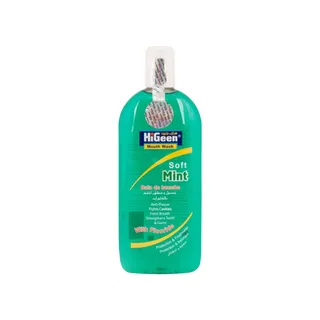 HIGEEN SOFT MINT MOUTH WASH WITH FLUORIDE 400ML