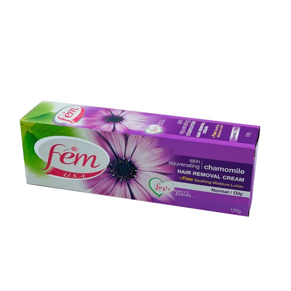 FEM CHAMOMILE NORMAL/OILY HAIR REMOVAL CREAM 120GM