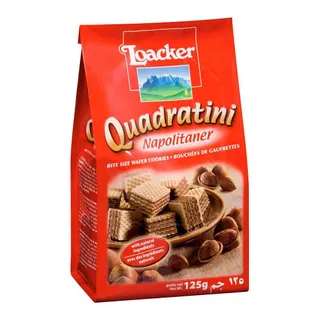 LOACKER QUADRATINI NAPOLITANER 125GR