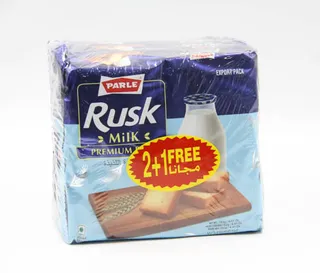 PARLE PREMIUM RUSK MILK 2+1X182 GR
