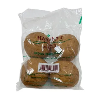 HARVEST BROWN HUMBERGER BREAD ROLLS 4s