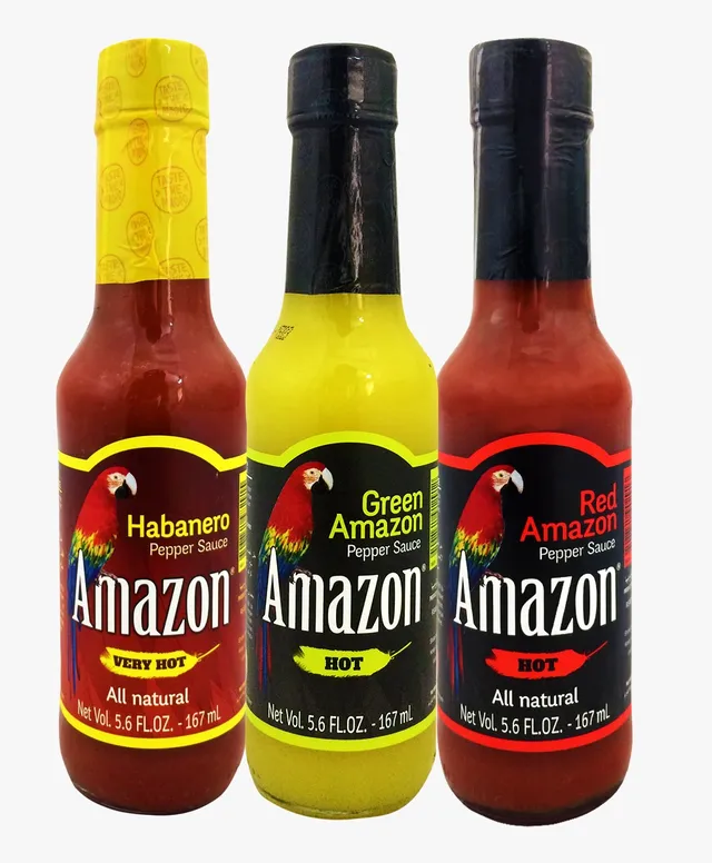 AMAZON HOT SAUCE ASST 3X167 ML