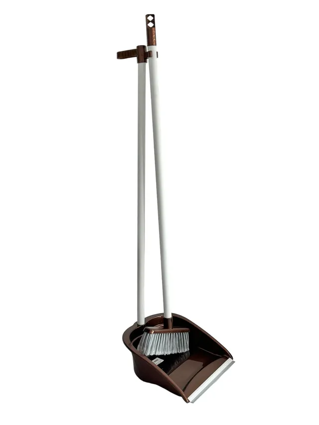 Cleaning Dustpan With Broom