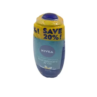 NIVEA FRANGIPANI & OIL SHOWER 2 x 250ML
