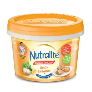 NUTRALITE GARLIC&OREGANA SPREAD SALTED 250GM