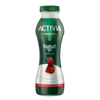 ACTIVIA YOGHURT STRAWBERRY & WILD STRWBERRY 280ML
