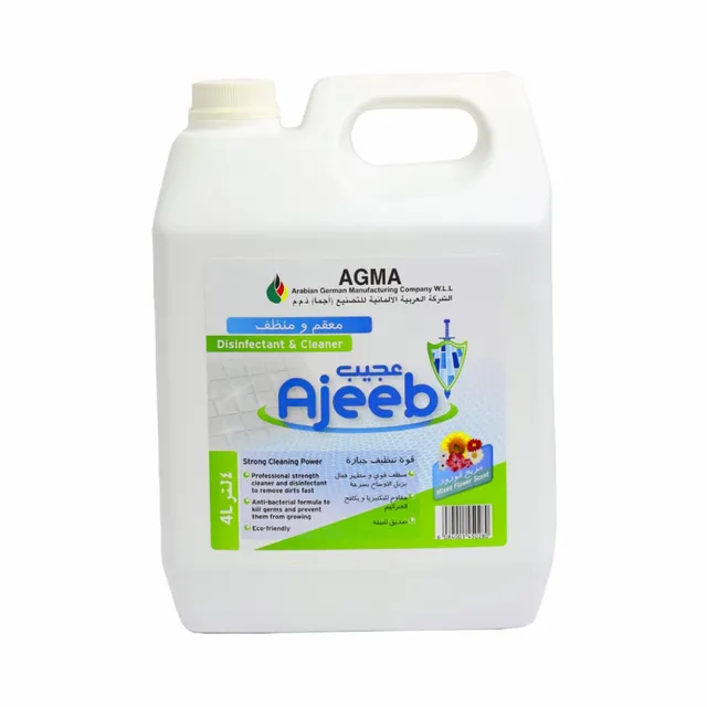 AJEEB DISNFECTANT & CLEANER MIXED FLOWER SCENT 4LTR