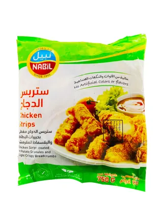 نبيل ستربس الدجاج 750 جم