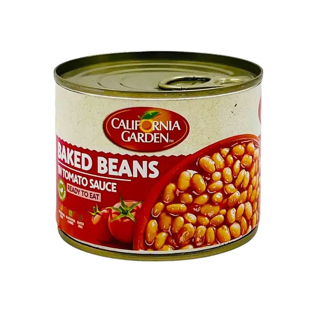 حدائق كاليفورنيا فاصولية مطبوخة بصلصة الطماطم 220جرام