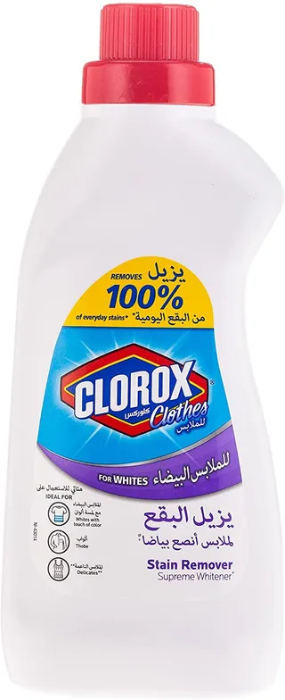 كلوركس مزيل البقع للملابس البيضاء 900 مل