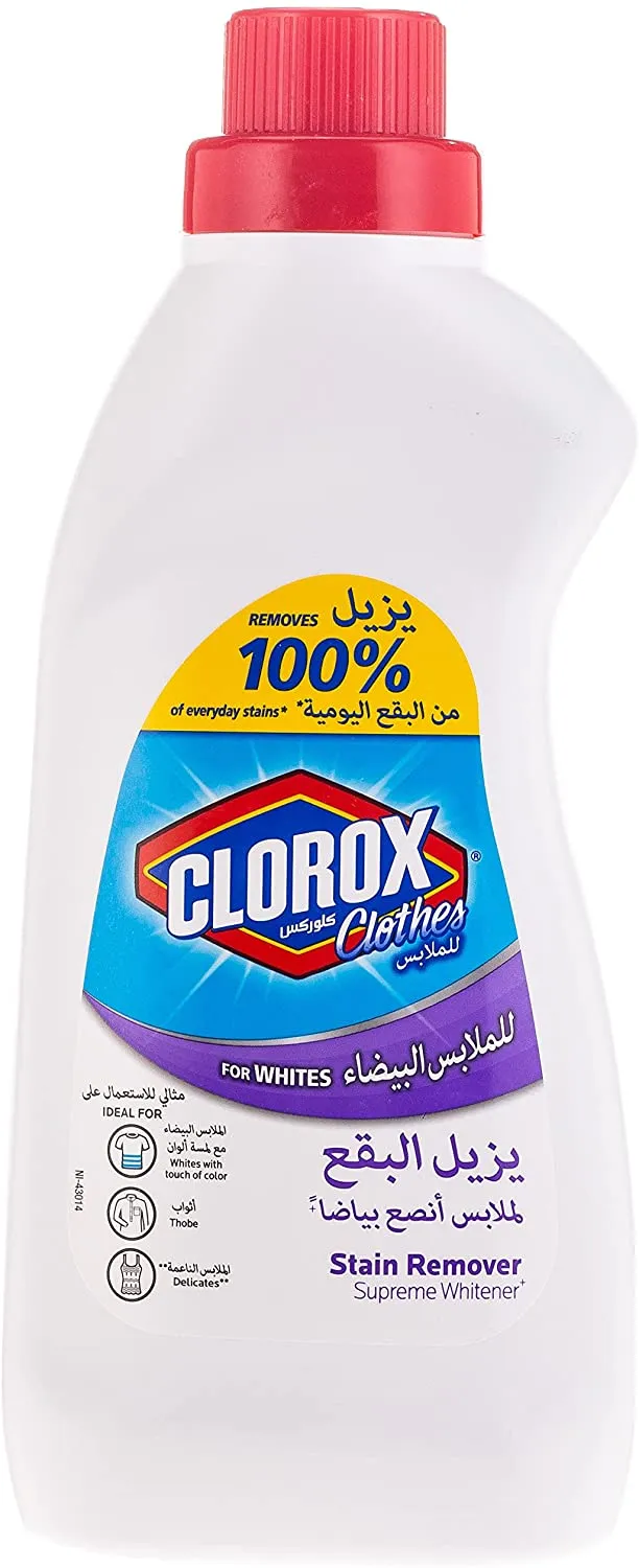كلوركس مزيل البقع للملابس البيضاء 900 مل