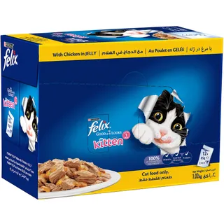 PURINA FELIX CHICKEN CAT FOOD 12*85GM