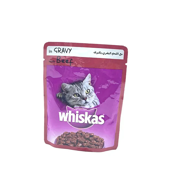 WHISKAS GRAVY WITH BEEF 85GM