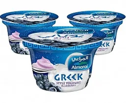 ALMARAI GREEK STYLE YOGHURT BLUEBERRY 2+1X150 GM