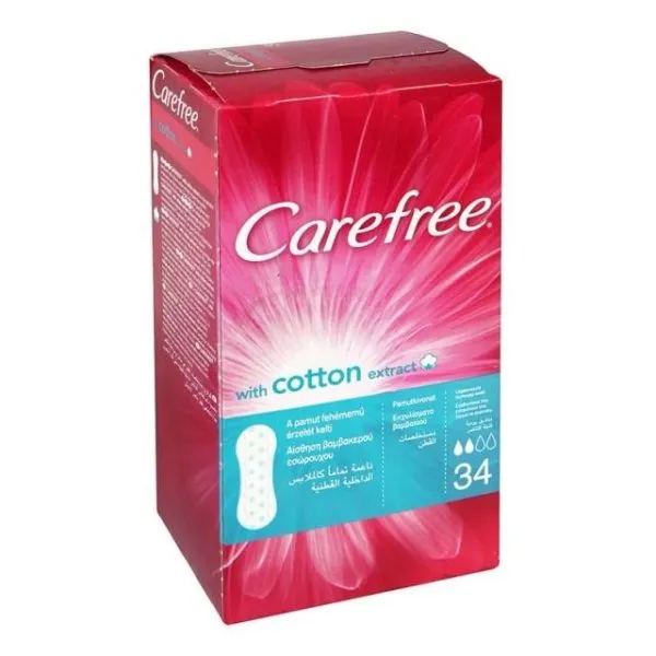 CAREFREE PANTYLINER 34 PCS