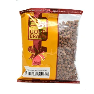 GOLD BRAND BLACK CHICK PEAS 3X500GM