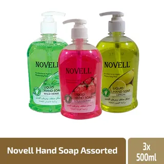 NOVELL HAND WASH ASSORTD 3X500 ML