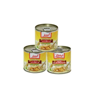 LIBBYS MUSHROOMS SLICES 3X185GR