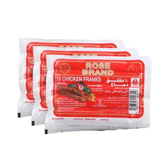 ROSE CHICKEN FRANKS 3x340GM