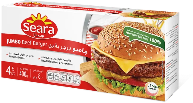 سيارا برجر بقري جامبو 400 جم