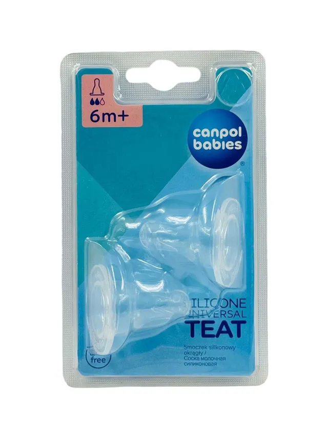 CANPOL BABIES SILICONE 2 6M+