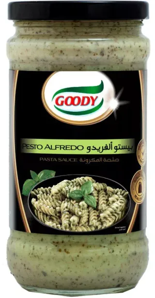 GOODY PASTA SAUCE PESTO ALFREDO 411GM