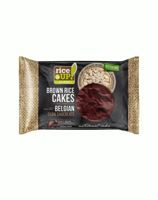 RICE UP RICE CAKE WITH BELGIAN DARK CHOCOLATE 30GM