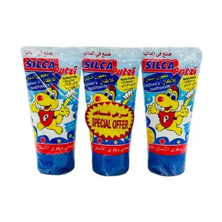 سيلكا معجون أسنان للأطفال 3 × 50 جم