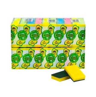 QUEEN COULOR COMBO SPONGE 2X10PCS