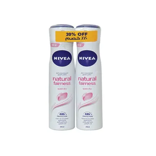 NIVEA WOMEN  DEODORANT SPRAY 2X150ML