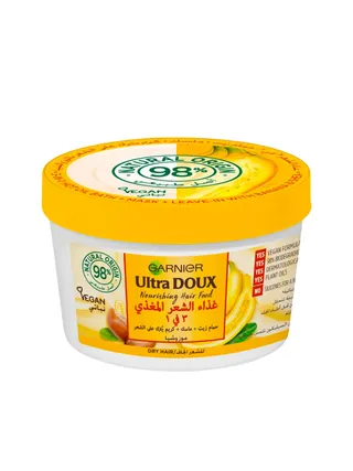 GARNIER ULTRA DOUX BANANA & SHEA HAIR FOOD 390ML
