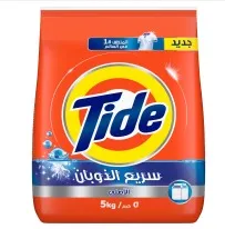 تايد فاست أكشن مسحوق غسيل عادي أصلي 5 كجم
