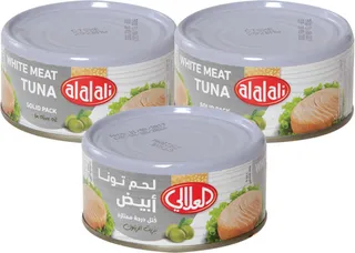 العلالي تونة أبيض بزيت الزيتون 3*170 جرام