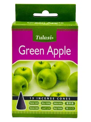 Incense cones Green Apple