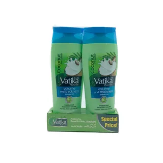 VATIKA VOLUME AND THICKNESS SHAMPOO 2 x 400ML