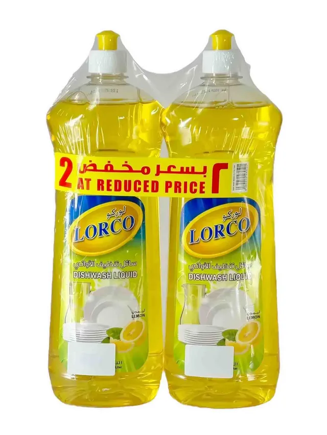 لوركو سائل غسيل الأطباق 2×1 لتر