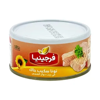 فرجينيا تونا سكيب جاك في زيت دوار الشمس 170 جم